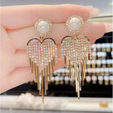 Heart Stylish Golden Hangings